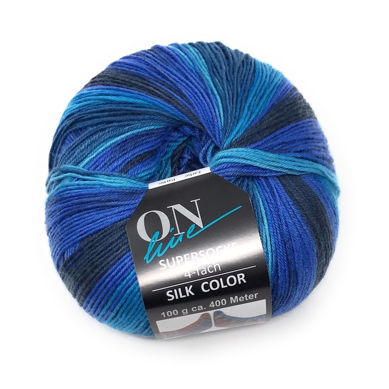 ONline Supersocke 100 Silk-Color mit Seide!